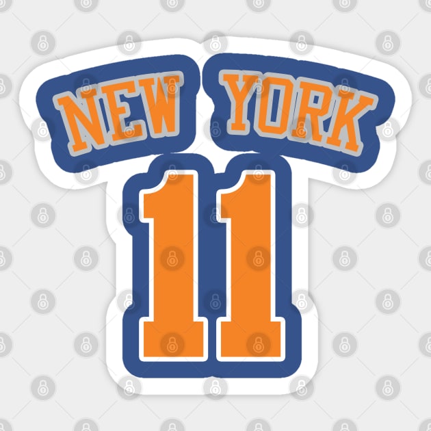 Jalen Brunson New York Knicks Sticker by IronLung Designs